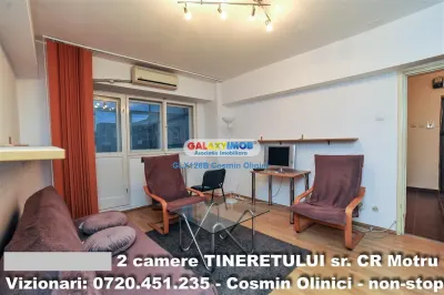 Vanzare 2 camere TINERETULUI, str. CR Motru, metrou - Bucuresti