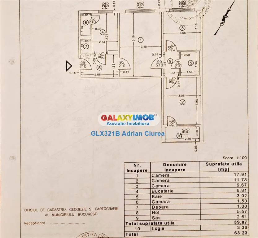 Alexandriei | Antiaeriana | Scoala Nr. 131 | 3 camere | Balcon - foto 11