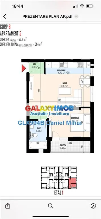 APARTAMENT 2 CAMERE-INCALZIRE PADOSEALA-TRIPAN-CRISTALULUI - foto 3