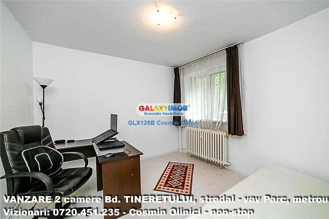 Vanzare 2 camere Bd. Tineretului - stradal - vav Parc - metrou - 50mp - foto 5