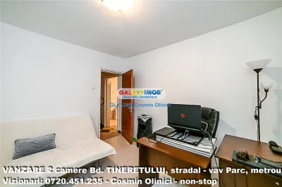 Vanzare 2 camere Bd. Tineretului - stradal - vav Parc - metrou - 50mp - foto 6