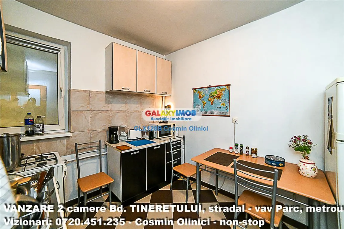 Vanzare 2 camere Bd. Tineretului - stradal - vav Parc - metrou - 50mp - foto 8