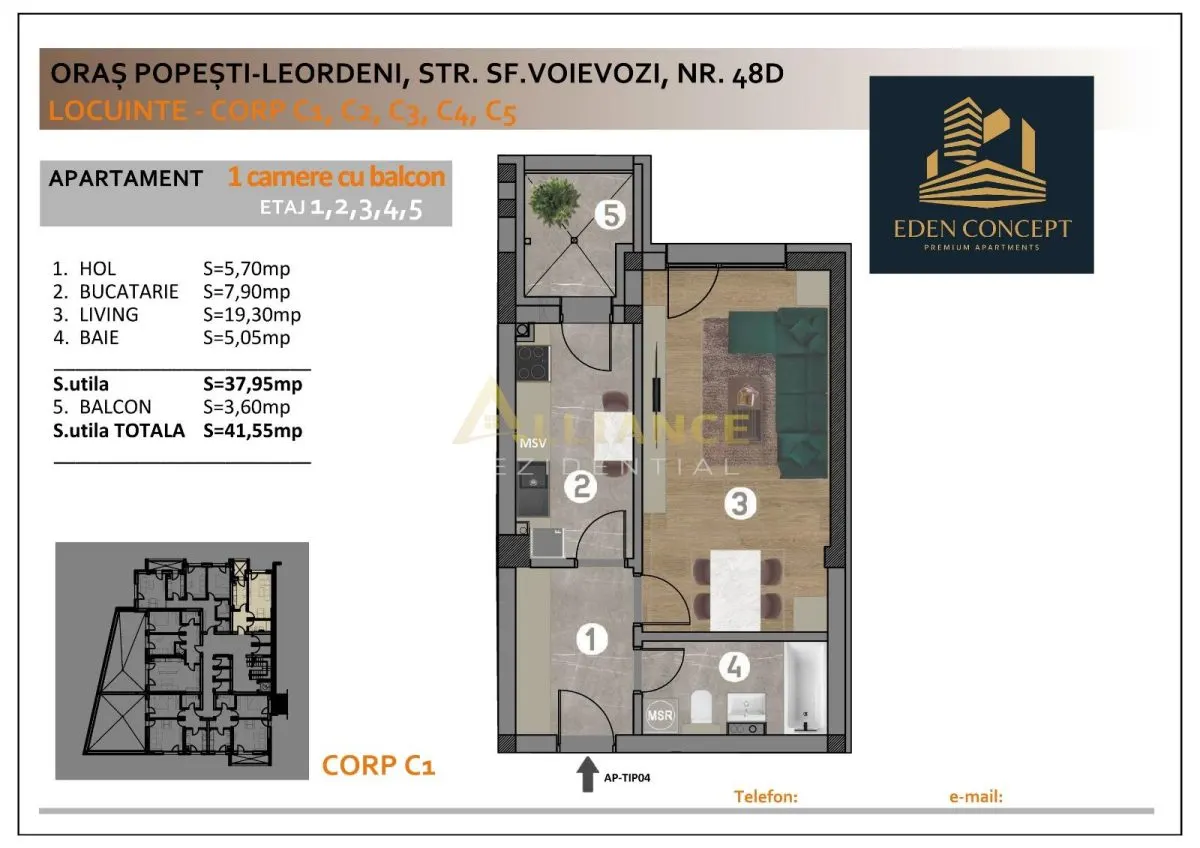 NOU Garsoniera Popesti Leordeni - foto 7