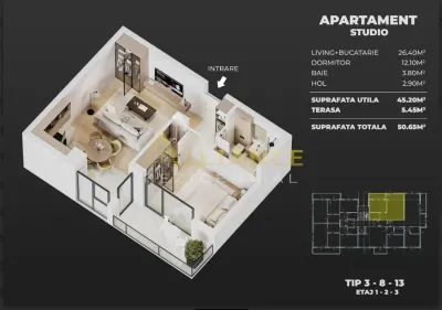 Soseaua Leordeni Ap 2 Camere - foto 2