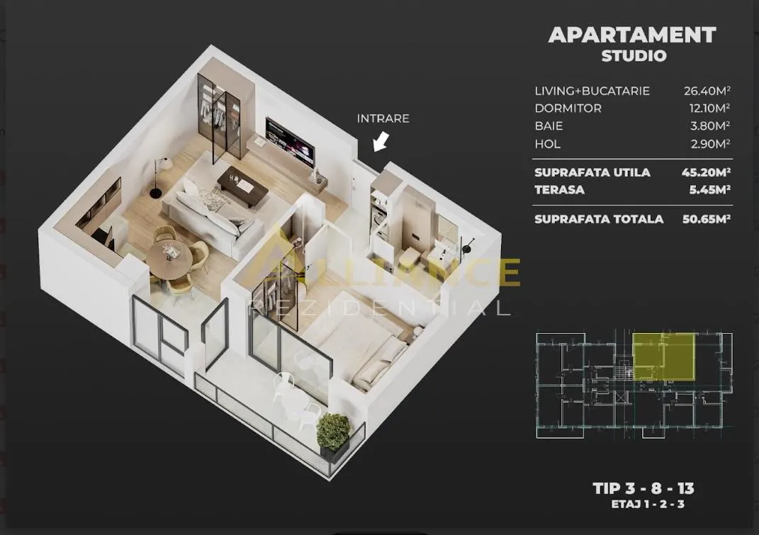 Soseaua Leordeni Ap 2 Camere - foto 2