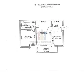 zona bd.Independetei-Bella Italia 2 cam parter cu balcon, 48 mp, Confort 1 - foto 9