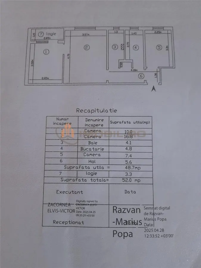Apartament 3 camere Mircea cel Batran - foto 4