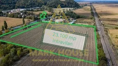 Teren intravilan de vânzare – poziție excelentă, Str. Milcov - Racaciuni