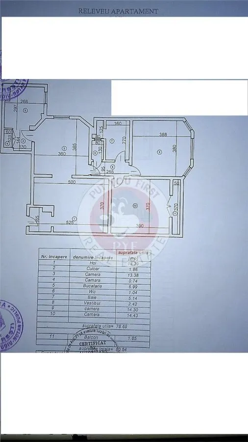 TNB | 3camere | 2 bai | Lift | Centrala | 81mp | U3 | B11235 - foto 10