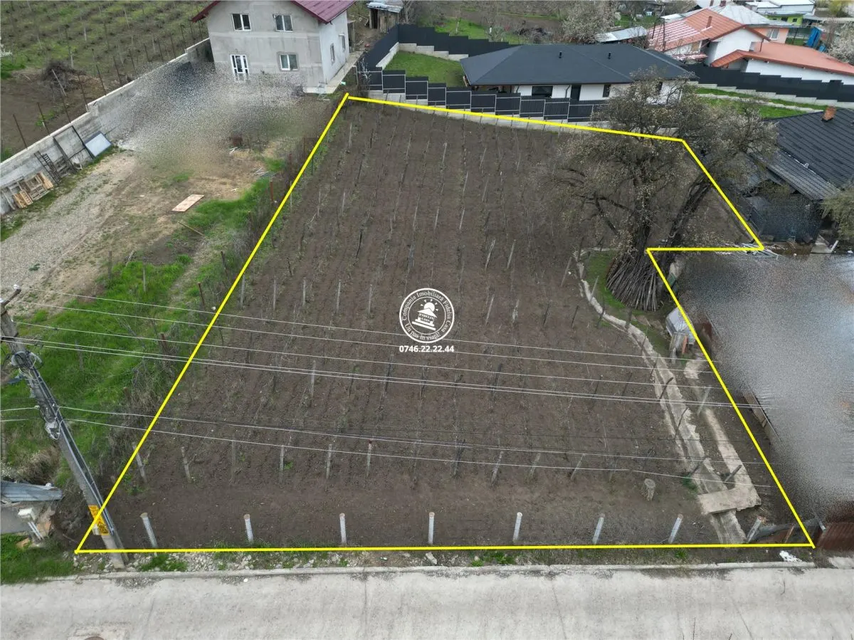 Teren intravilan 842 mp , asfalt , toate utilitatile - Valea Lupului , Iasi - foto 4