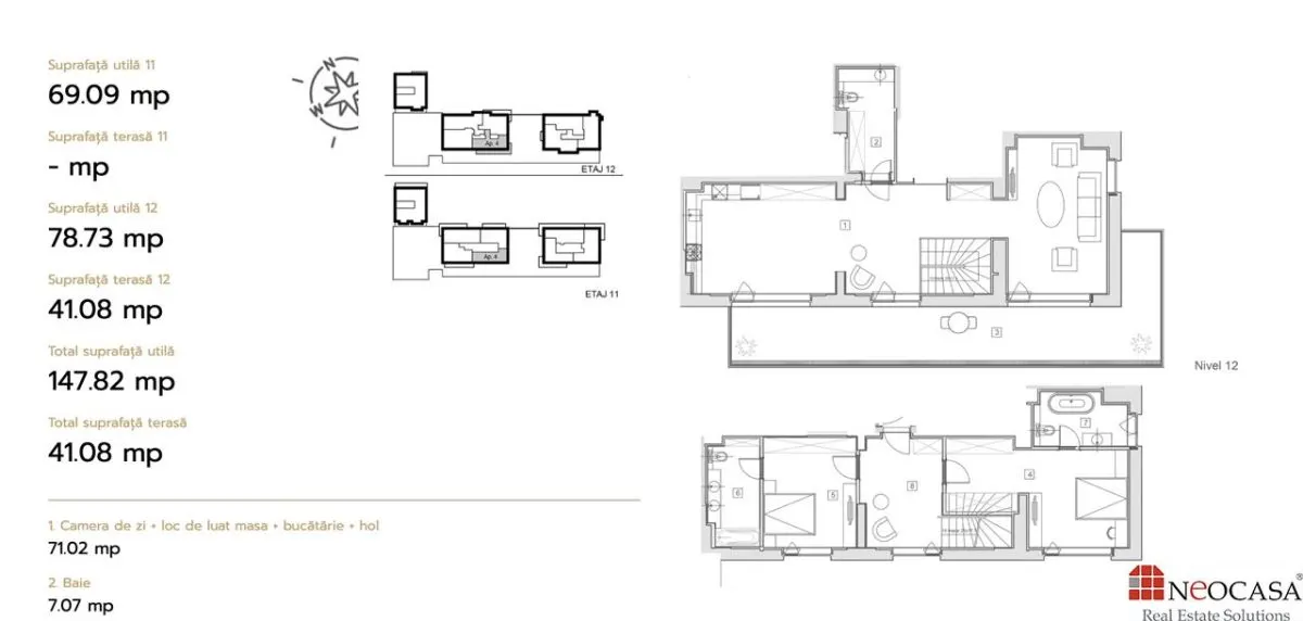 Duplex superb, 150 mp  - Aviatiei - foto 20
