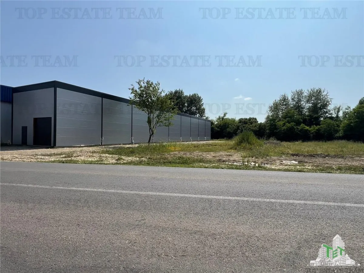Spatiu comercial stradal, cu toate utilitatile stradal, la 100 m de A 1, pretabil supermarket, productie, depozit, 435mp utili , COMUNA ULMI, GURGIU - foto 1
