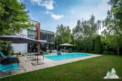Vila premium cu 7 camere, piscina privata si terasa de 90 mp, situata in Otopeni - foto 25