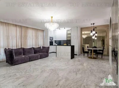Apartament de lux cu 3 camere Ã®n Bucuresti | Parcul Herastrau | Parcare | Terasa | Marmura Carrara - foto 4