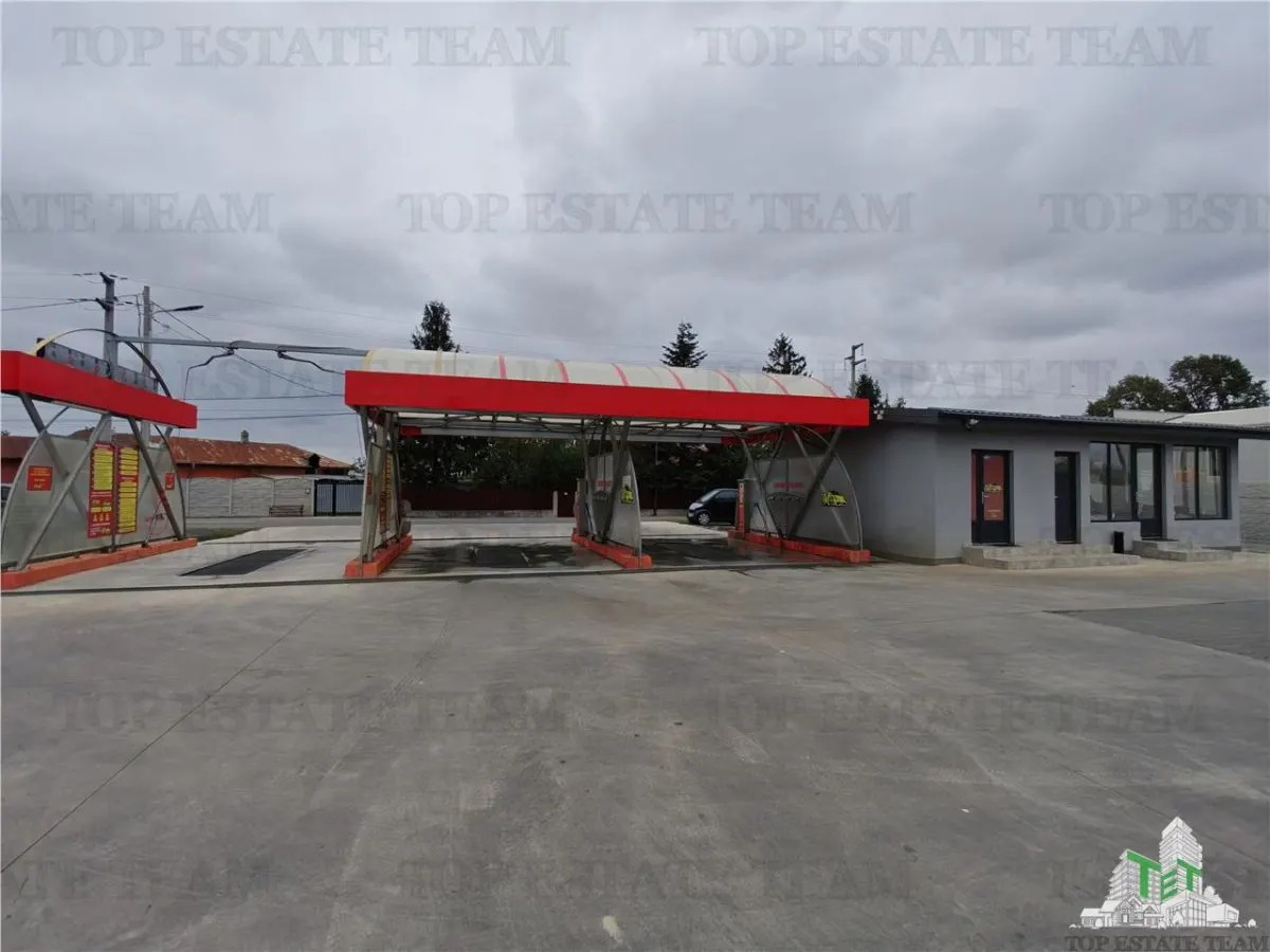 Afacere la cheie, cu profit din prima zi, spalatorie auto utramoderna si spatiu comercial stradal in Domnesti - foto 1