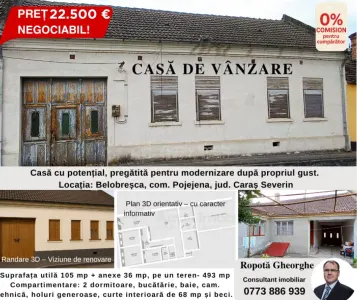 CASA 2 CAMERE BELOBRESCA (493 MP) - Belobresca