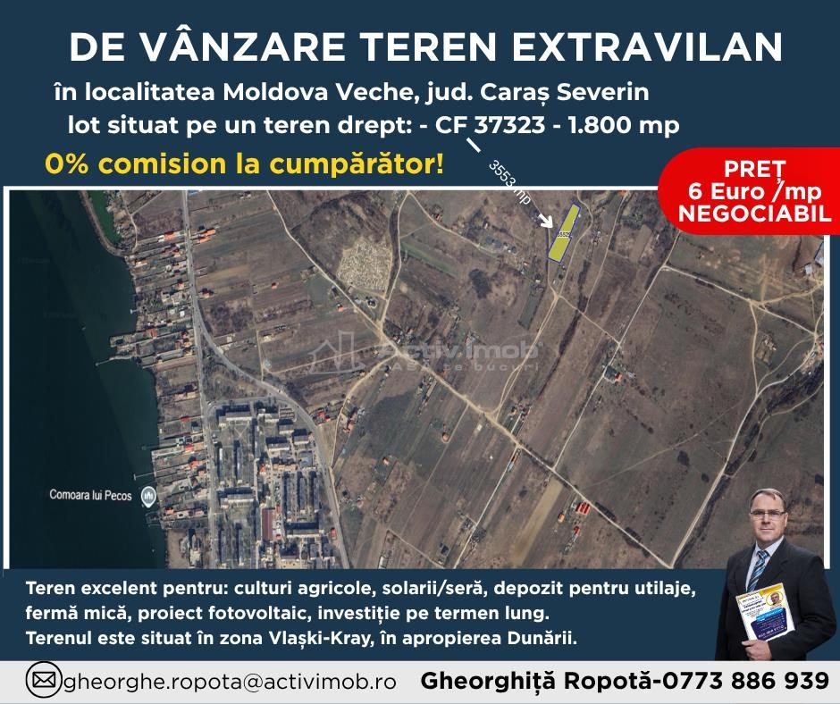 Terenuri Extravilan Moldova Noua â€“ Parcelabile - Moldova Noua