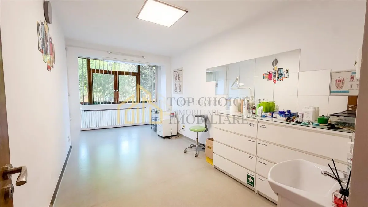 3 CAMERE 2 BAI PARTER - CABINET STOMATOLOGIC AUTORIZAT - IDEAL INVESTITIE - foto 3