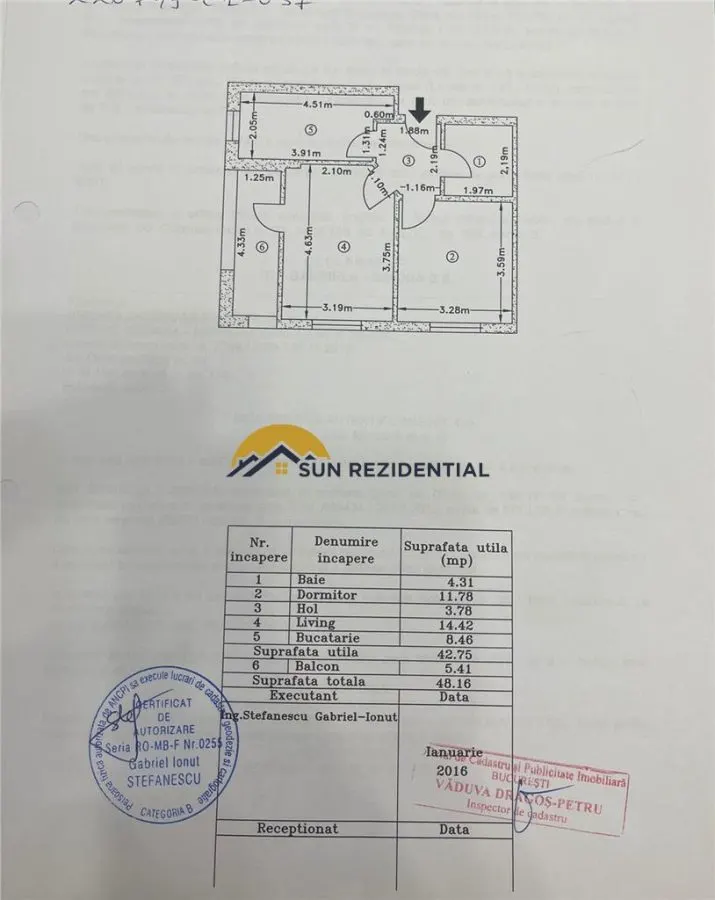 Berceni-Drumul Cretestilor,apartament 2 camere decomandat - foto 9