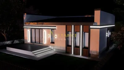 Casa individuala parter - 4 camere 2 bai - teren 309mp - foto 6