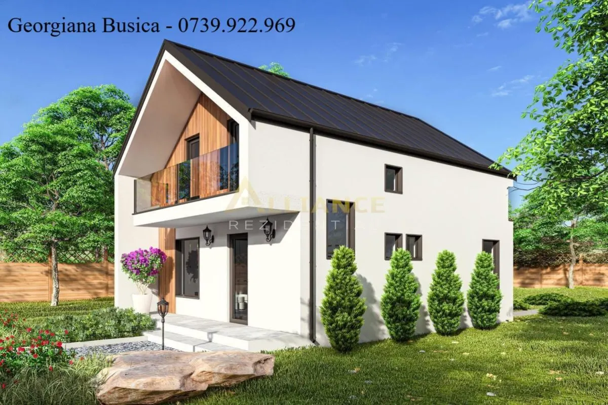 Casa individuala P+1E || 4 camere 2 bai || teren 300mp || Str Miorita - foto 1