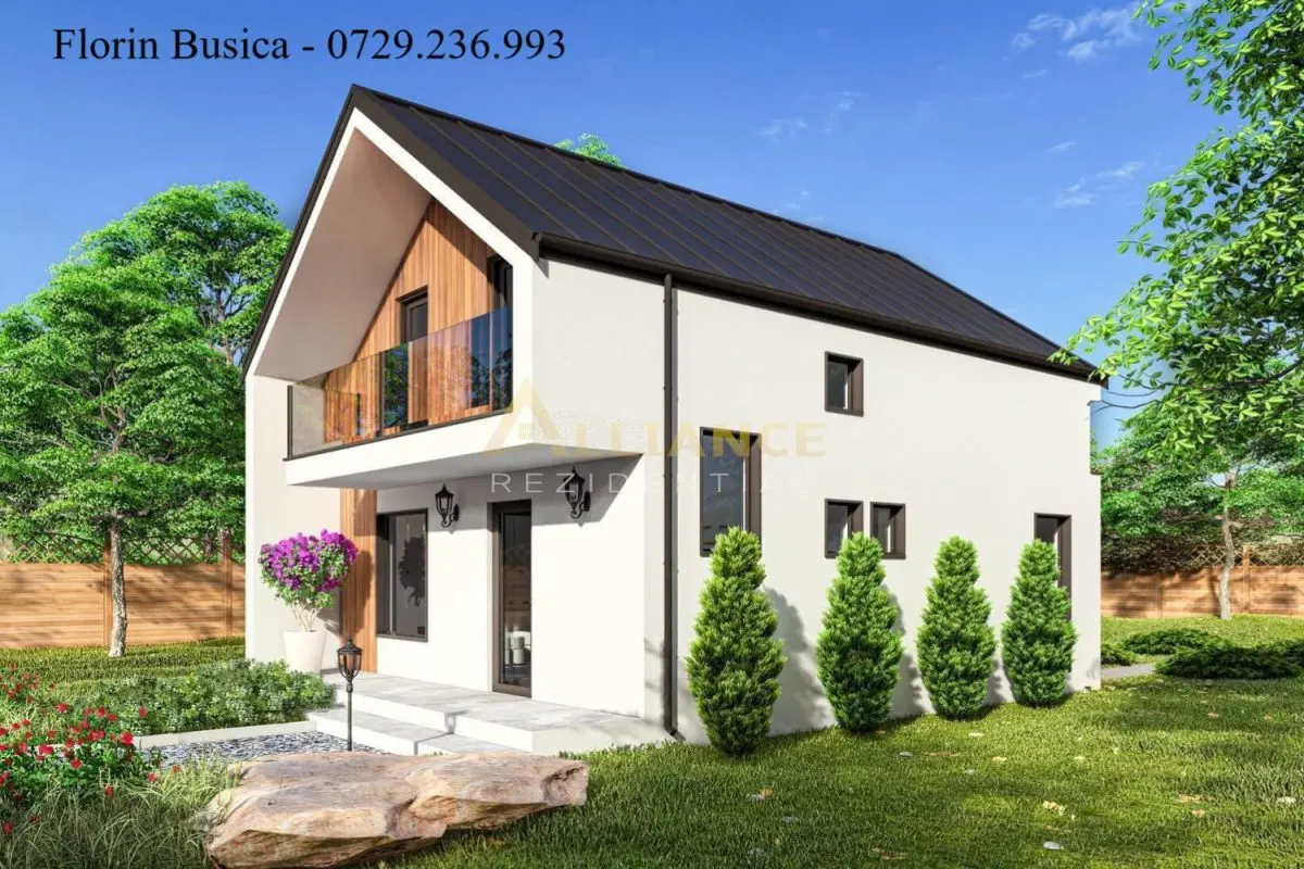 Casa individuala P+1E ~ 4 camere 2 bai ~ teren 300mp ~ Str Miorita - foto 1